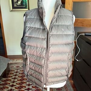 Polo Ralph Lauren Silver Puffer Vest